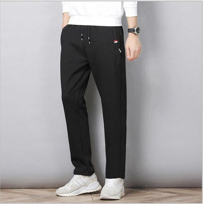 Autumn Men's Fitness Joggers | Elastic Waist Cotton Track Pants (M-8XL)