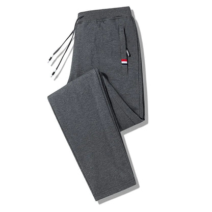 Autumn Men's Fitness Joggers | Elastic Waist Cotton Track Pants (M-8XL)