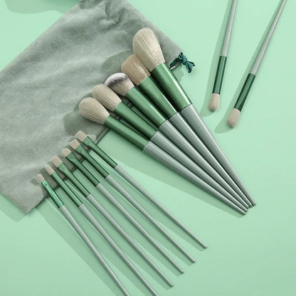 13-Piece Makeup Brush Set with Bag