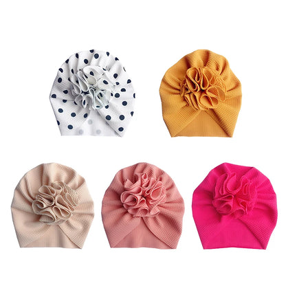 Cute Flower Baby Turban Hat