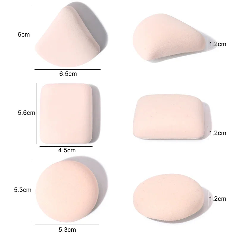 3pcs Soft Makeup Puff Set – Wet & Dry Foundation Blender