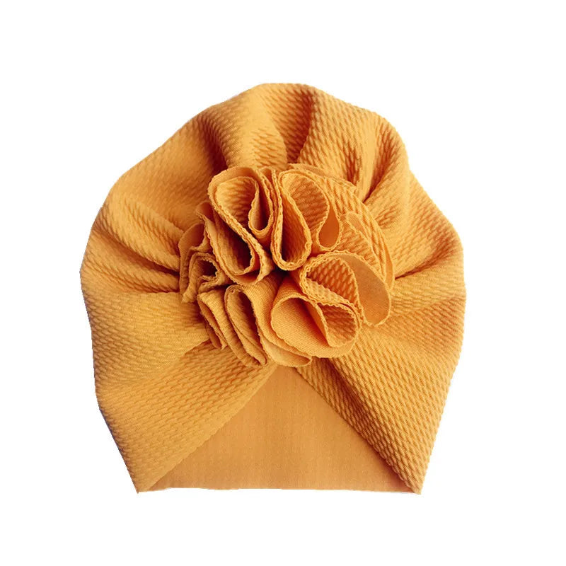 Cute Flower Baby Turban Hat