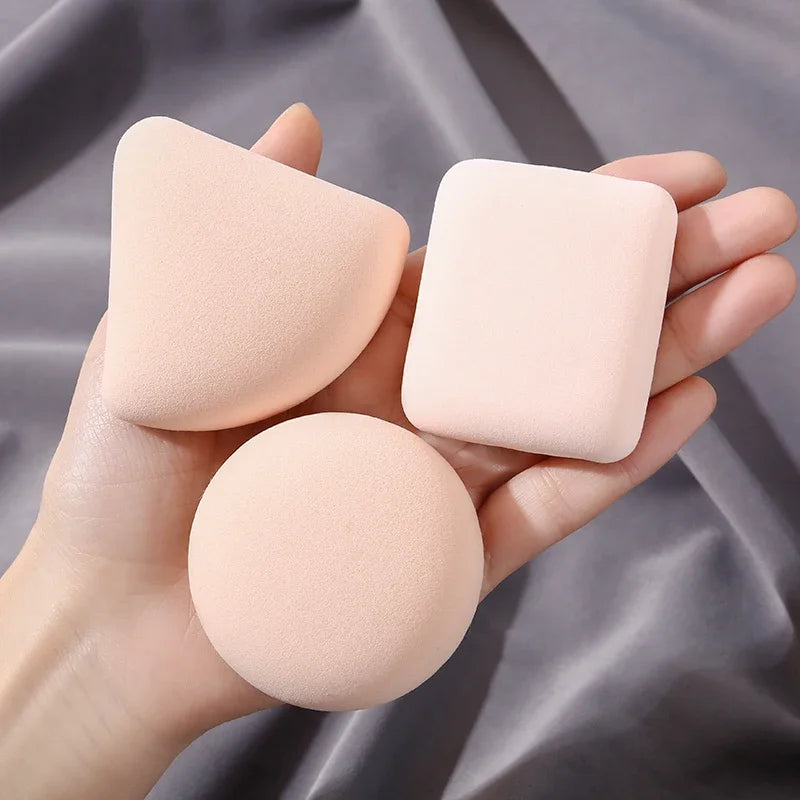 3pcs Soft Makeup Puff Set – Wet & Dry Foundation Blender