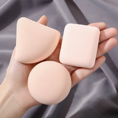 3pcs Soft Makeup Puff Set – Wet & Dry Foundation Blender