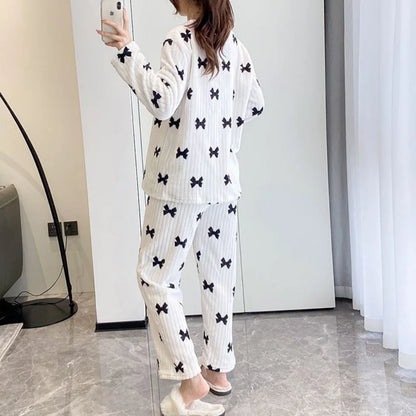 SUYISODA Autumn/Winter Pyjamas Casual Set