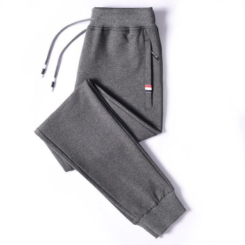 Autumn Men's Fitness Joggers | Elastic Waist Cotton Track Pants (M-8XL)