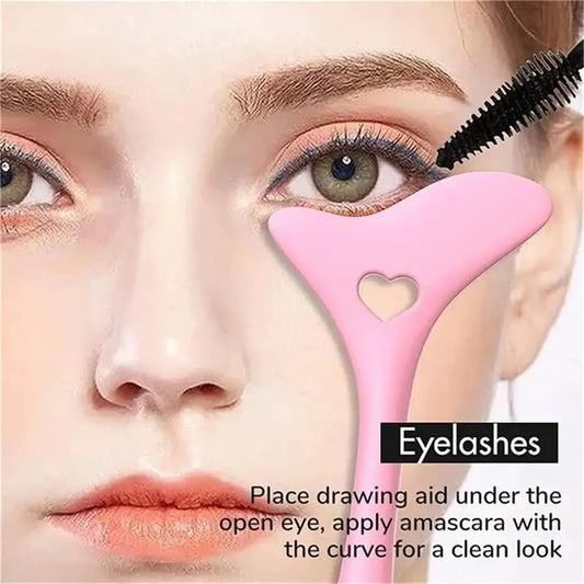 Pink Silicone Eyeliner Helper Tool