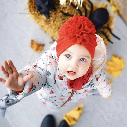 Cute Flower Baby Turban Hat