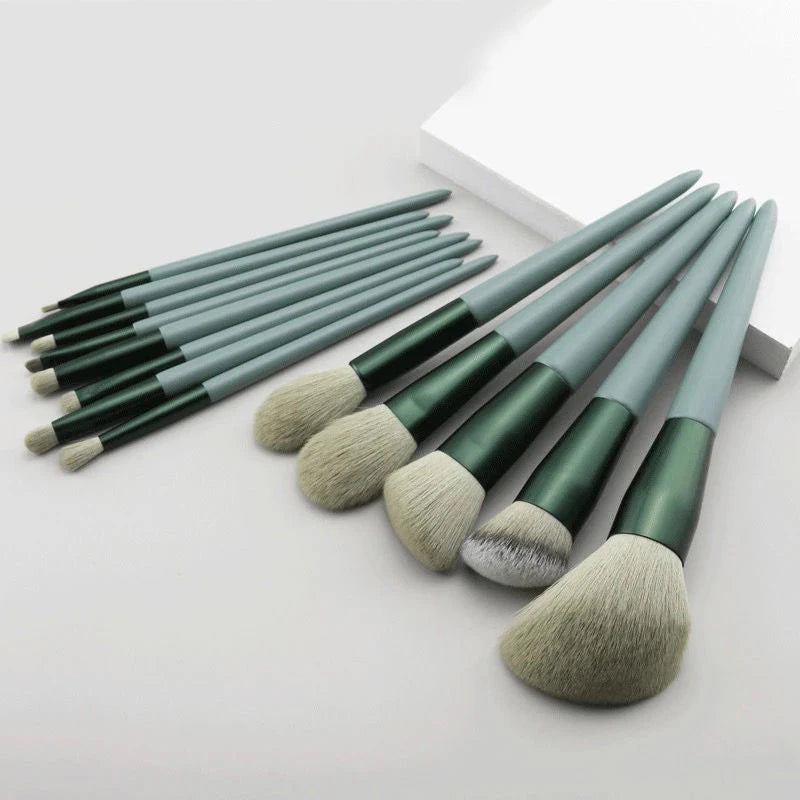 13-Piece Makeup Brush Set with Bag